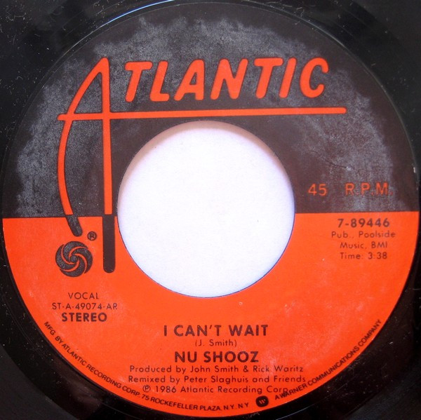  Nu Shooz -- I Can't Wait/ Make Your Mind Up, 1986 (M-) 45 rpm record with factory sleeve, $8.00 - Click for bigger image and more info 