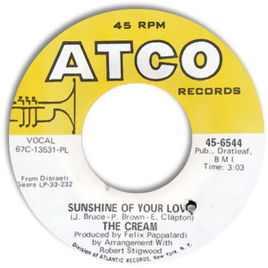 Sunshine of Your Love/ Swlabr