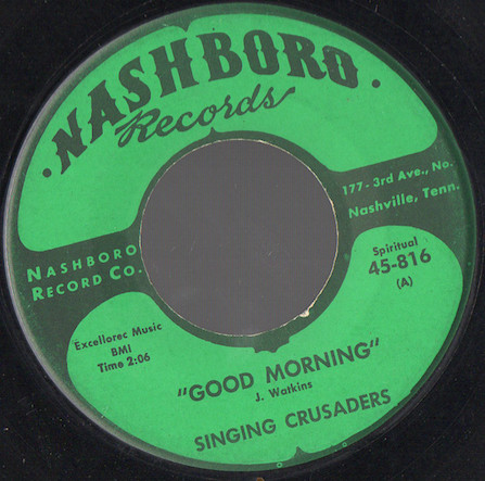  Good Morning/ Angels Backing Me 45 Record 