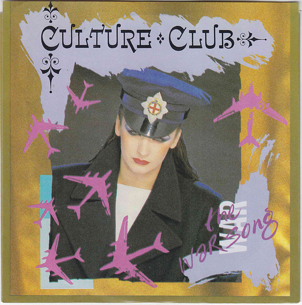  Culture Club -- The War Song/ La Cancion De Guerra, 1984 (M) 45 rpm record with picture sleeve, $8.00 - Click for bigger image and more info 