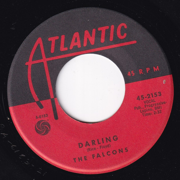  Falcons -- Darling/ Lah-Tee-Lah-Tah, 1962 (M-) 45 rpm record, $20.00 - Click for bigger image and more info 