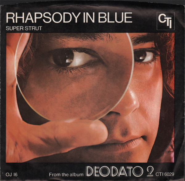  Deodato -- Rhapsody in Blue/ Super Strut, 1973 (M) 45 rpm record with picture sleeve, $9.00 - Click for bigger image and more info 