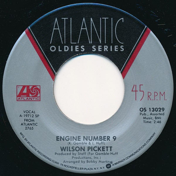  Wilson Pickett -- Engine Number 9, 1970 (M-) 45 rpm record, $10.00 - Click for bigger image and more info 