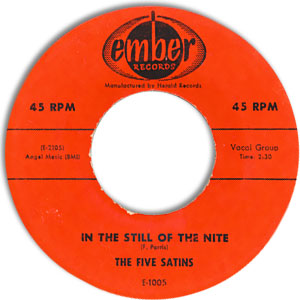 In The Still Of The Nite/ The Jones Girl