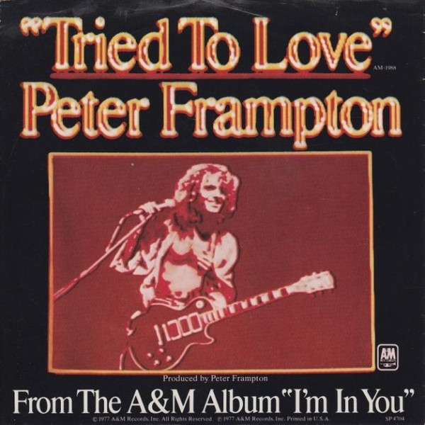  Peter Frampton -- Tried To Love/ You Don't Have To Worry, 1977 (M-) 45 rpm record with picture sleeve, $9.00 - Click for bigger image and more info 