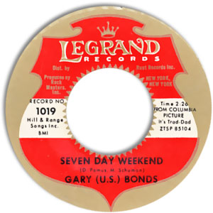 Seven Day Weekend/ Gettin' A Groove