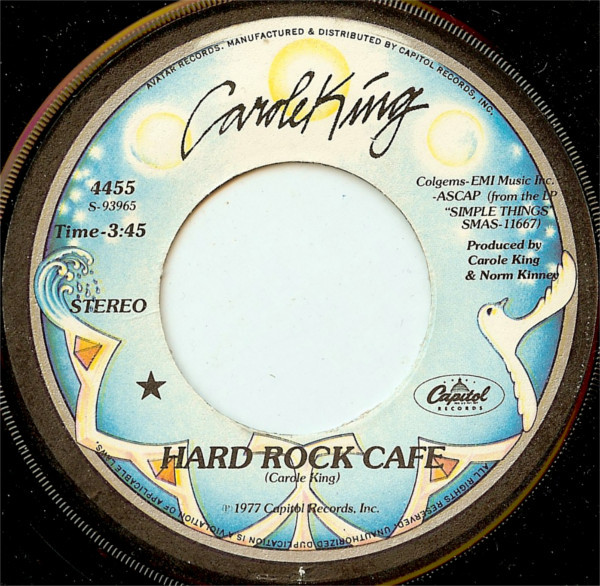  Hard Rock Cafe/ To Know That I Love You 45 Record 