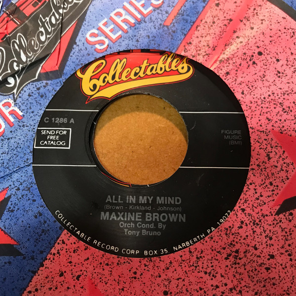  All In My Mind/ Harry Let's Marry 45 Record 