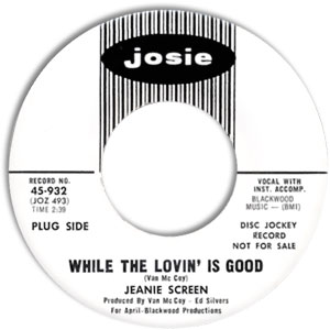 While The Lovin' Is Good/ I Wanna Go Steady