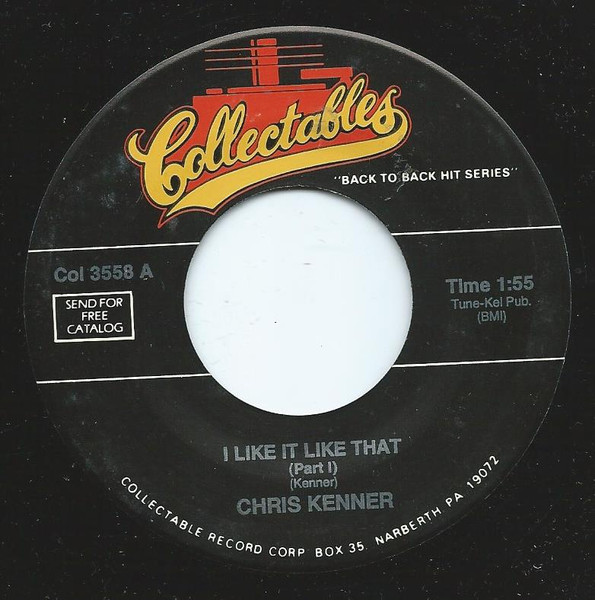  I Like It Like That, Part 1 45 Record 