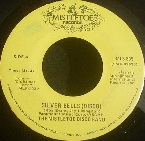  Jingle Bell Rock (Disco)/ Silver Bells (Disco) 45 Record 