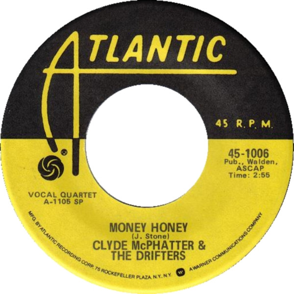  Drifters -- Money Honey/ The Way I Feel, 1953 (M) 45 rpm record, $10.00 - Click for bigger image and more info 