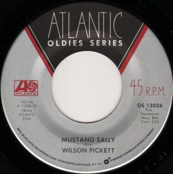  Wilson Pickett -- Mustang Sally, 1966 (M) 45 rpm record with factory sleeve, $11.00 - Click for bigger image and more info 