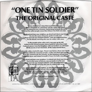 One Tin Soldier/ Live For Tomorrow
