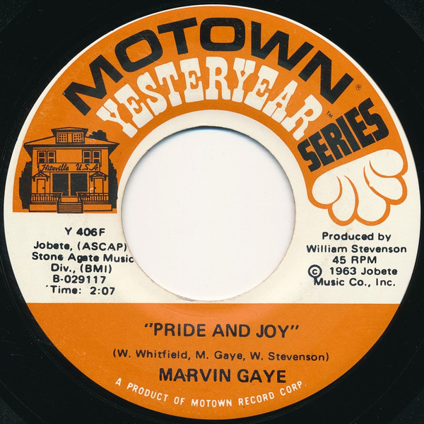  Pride and Joy 45 Record 