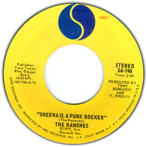 Sheena Is A Punk Rocker/ I Don't Care