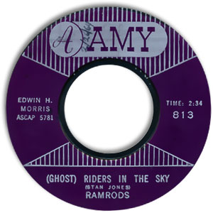 Classic 45 Record: The Ramrods -- (Ghost) Riders In The Sky/ Zig Zag ...