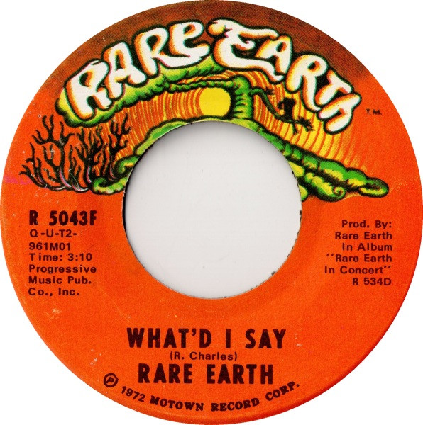  What'd I Say/ Nice To Be With You 45 Record 