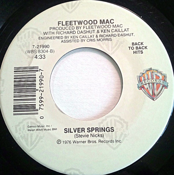  Fleetwood Mac -- Silver Springs, 1976 (M) 45 rpm record with factory sleeve, $8.00 - Click for bigger image and more info 