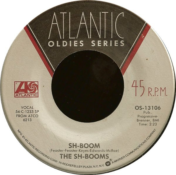  Chords -- Sh-Boom, 1954 (M) 45 rpm record, $11.00 - Click for bigger image and more info 