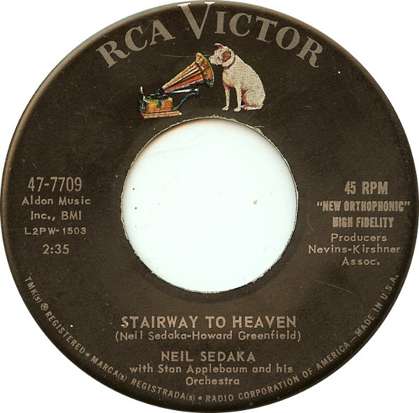  Stairway to Heaven/ Forty Winks Away 45 Record 