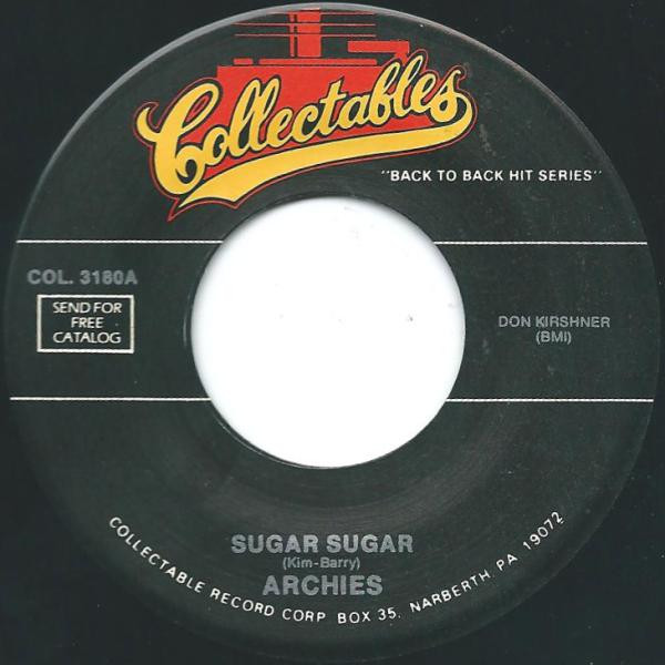  Sugar, Sugar 45 Record 