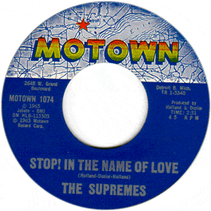 Stop! In The Name of Love/ I'm In Love Again