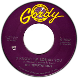 (I Know) I'm Losing You/ I Couldn't Cry If I Wanted To