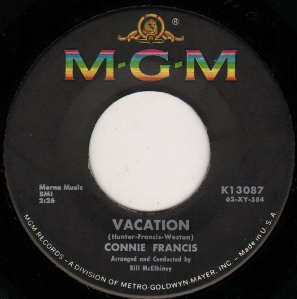  Vacation/ The Biggest Sin Of All 45 Record 